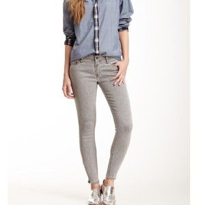 Mother Skinny Jeans Battleground Grey Size 31